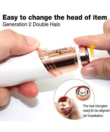 Dealswin Replacement Heads for Gen 1 Finishing Touch Flawless - 4 Count 18K Gold-Plated Facial Hair Remover for Women - Buy Online on GoSupps.com