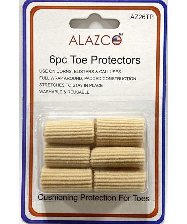 6pc Toe Protector Gel Cushion Comfort - Callus & Corn Wrap - Stretchable & Soft - 6 Count - Buy Online on GoSupps.com
