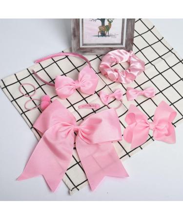 45Pcs Pink School Girls Hair Accessories Kit - Headband, Hair Clips, Ponytail Holders - Birthday Gift Set - Buy Online on GoSupps.com