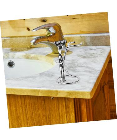 FRCOLOR 2 Pcs Shaving Razor Stand & Brush Holder - Premium Shaving Rack for Men | Trimming Accessories - Buy Online on GoSupps.com