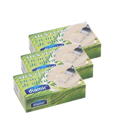 Lot 3x Light tuna in olive oil - Can 110g