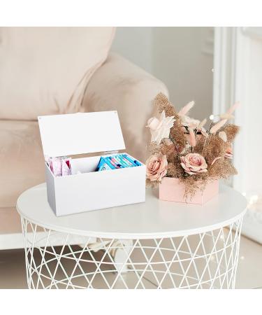 Chengfu Acrylic Magnetic Sanitary Napkin Container - Women's Bathroom Pad Holder for Period Use - White - Buy Online on GoSupps.com
