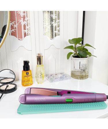 ANGENIL Heat Resistant Silicone Mat Pouch for Cordless Hair Styling Tools - Food Grade Green - Buy Online on GoSupps.com