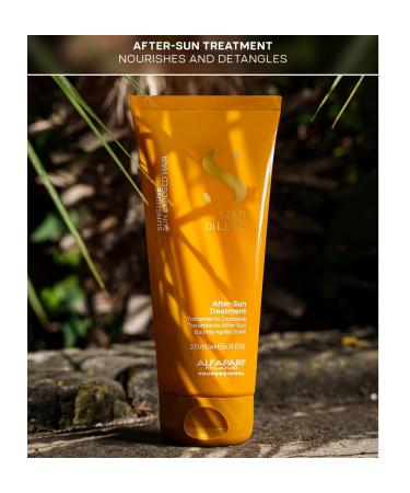 Alfaparf Milano Semi di Lino Sunshine After-Sun Hair Treatment - Vegan Restorative Care for Sun Chlorine and Salt Stressed Hair - Nourishing Detangling Adds Softness & Shine - Buy Online on GoSupps.com