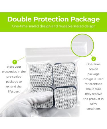 AUVON TENS Unit Replacement Pads Combination Set  20 Packs Multiple Sizes Electrodes for TENS Unit  Reusable and Latex Free Pigtail TENS Pads for Multiple Pain Relief (2mm Connector) A-white - Buy Online on GoSupps.com