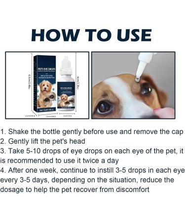AUSTUS Dog Eye Drops for Dry Eyes Preservative Free - Advanced Lanosterol Eye Solution for Cataract Treatment Vet Recommend Comfort Reliever Eye Infection Itchy Vision Products Pet Eye Care - Buy Online on GoSupps.com