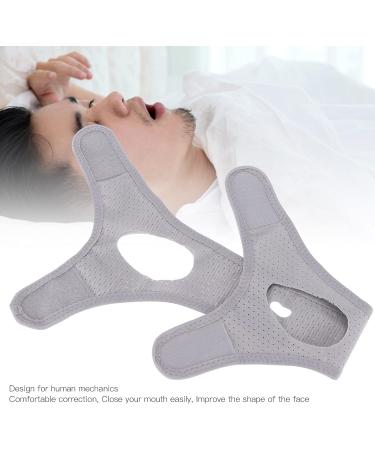 Chin Strap for Cpap Users Anti Snoring Chin Strap Adjustable AntiSnoring Jaw Support Belt Stop Snore Chin Strap Correction of Mouth Breathing for Men Women Grey - Buy Online on GoSupps.com