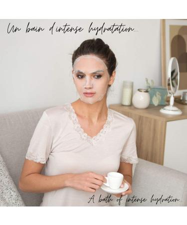  Littorelle Face Mask N 4 Hydrating Serum with Hyaluronic Acid Made in France Moisturizes and Plumps the Skin Anti-Aging Stimulates Collagen Production Tissue Mask for Normal Skin - Buy Online on GoSupps.com