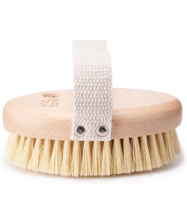Wild & Stone Dry Brushing Body Brush - Gentle Exfoliating, Cellulite Remover, Natural & Sustainable - Buy Online on GoSupps.com