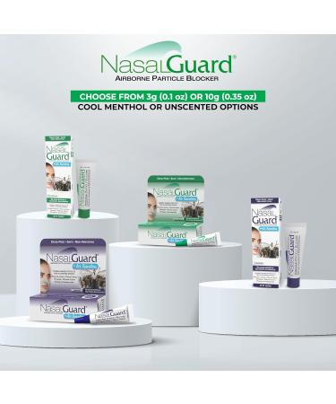 NasalGuard Cool Menthol 10g Gel: Drug-Free Allergy Relief for Air Travelers - Buy Online on GoSupps.com