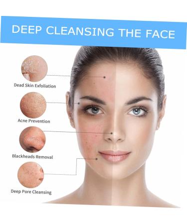 minkissy Brush Brush face Cleaning Tool Bathroom Accessory Silicone Bathing Silicone Face Cleaner Soft Facial Cleaning Brush Facial Cleaning pad face Brush Silica Gel Cleaning Blue 7x7cm - Buy Online on GoSupps.com