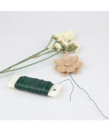 JFFX Floral Wire 38 Yards Paddle Wire 22 Gauge - Flexible Green Wire for Wreath Making and Floral Arrangements - Buy Online on GoSupps.com
