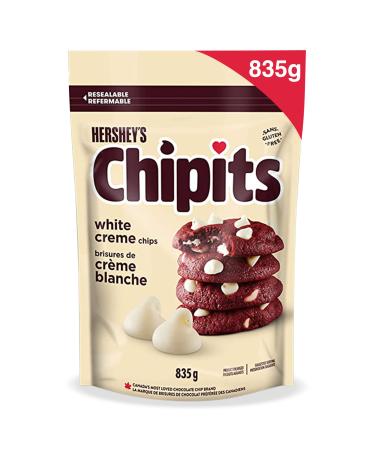 CHIPITS Hershey's Chocolate Chips for Baking Baking Ingredients Holiday Baking Chocolate Pure White Creme 835g Pure White Cr me