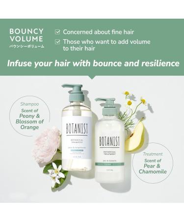 Botanist Japanese Organic Shampoo for Flat Hair - Strengthen & Revitalize Sulfate & Silicone Free 490 mL | Peony & Orange Blossom - Buy Online on GoSupps.com