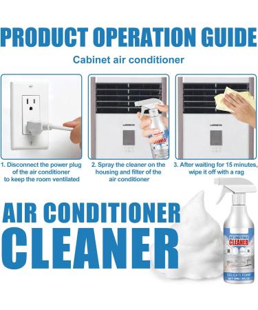 Cohbskj Air Conditioner Cleaner Foaming Cleaner Air Conditioner Ac Coil Cleaner Foam Air Conditioner Coil Cleaner Air Conditioner Vent Cleaner Multi-purpose Bubble Cleaner for Car Home (3PCS) - Buy Online on GoSupps.com