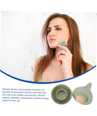 MAGICLULU Oil-absorbing Ball Rolling Volcano Nutragina Healthy Skin Roller Wheels Massaging Volcano Stone Volcanic Roller Skincare Roller Oil Absorbing Face Roller Rollators Oil Control Tool 7.5X5X5CM Green - Buy Online on GoSupps.com