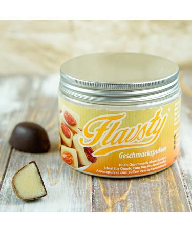 Flavsty Apple Cinnamon Flavor Powder - Vegan Sugar-Free Apple Strudel & Pie Taste - Buy Online on GoSupps.com