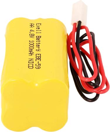 Buy 2-Pack Exell 4.8V 1000mAh Emergency Lighting Battery - Compatible with Lithonia OSA004 Astralite Day-Brite & More - International Shipping Available - Buy Online on GoSupps.com