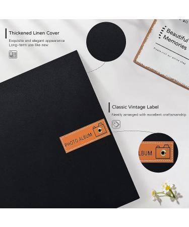 Popotop Large Self-Adhesive Photo Album - 40 Pages Black Scrapbook for DIY Projects - Perfect Gift for Mom, Family, Baby, and Wedding - Includes Metal Pen and Plastic Board - 13x12.6 - Buy Online on GoSupps.com