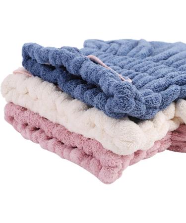 Fast-Drying Pink Polyester Hair Towel Cap - Super Absorbent Shower Hood for Quick Drying - Buy Online on GoSupps.com