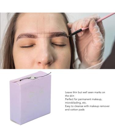 Eyebrow Mapping String Cutting Device Cardboard Eyebrow Mapping String Thin Anti Spill 20m Length For Permanent Makeup (Black Ink) - Buy Online on GoSupps.com