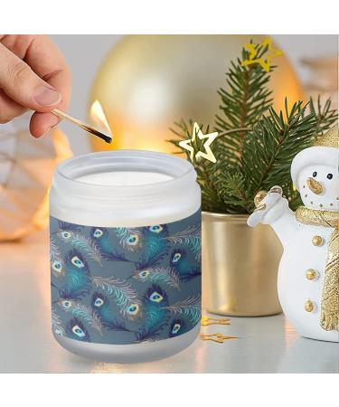 Shop Lavender Candles - Aromatherapy Scented Jar Candles - 7 oz Gift Set for Women - Perfect Birthday Gift with Peacock Feather Design - Buy Online on GoSupps.com