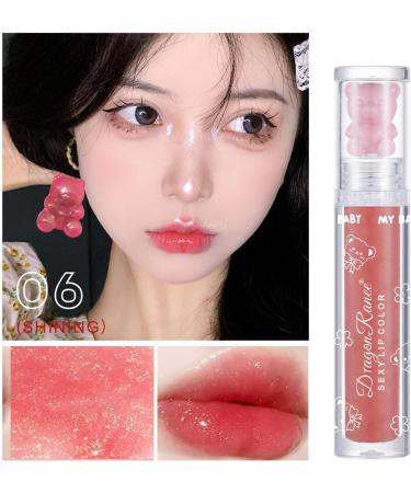 Bear Jelly - Natural Moisturizing Shimmer Lip Gloss Set - Shiny Lipstick - Long Lasting and Nourishing - Lip Plumping Set for Girls Teens and Women - Buy Online on GoSupps.com