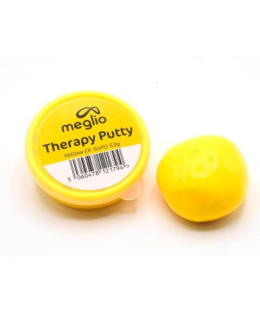57g Meglio Therapy Hand Putty - Clinical Grade for Hand Exercises, Recovery, Strength Training and Stress Relief - Variable Resistances (Extra Light to Firm) - Buy Online on GoSupps.com