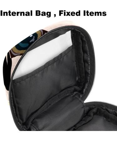 Artistic Cat Binding-Up Bags for Women | Portable Menstrual Pad & Tampon Holders | Stylish Storage Solutions for School & Office - Buy Online on GoSupps.com