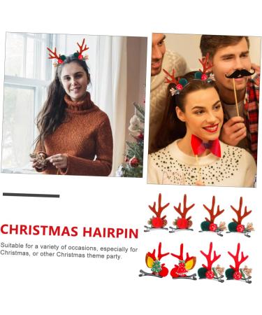 Beaupretty 12 Pairs Christmas Hair Clips Antler Hair Barrette Kids Hair Accessories Antler Hair Clip Kids Hair Clips Girls Hair Clips Hair Pin Christmas Hairpin Pompom Cute Elder Issue Card - Buy Online on GoSupps.com