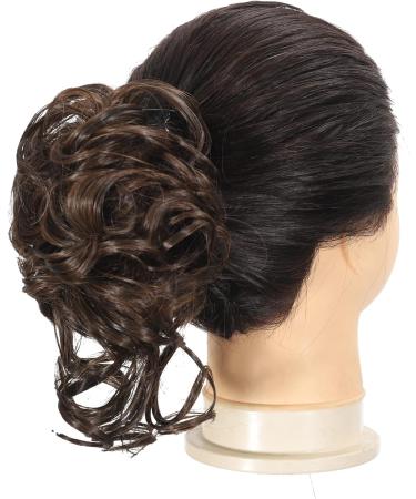Claw Messy Bun Hair Clip | Wavy Curly Chignon Updo Hairpiece | Synthetic Ponytail for Women and Girls - Buy Online on GoSupps.com