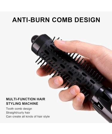 4-in-1 Hot Air Hair Blow Triple Barrel Waver | Automatic Curling Iron & Straightener Brush - Tourmaline Ceramic Low Noise Design - Buy Online on GoSupps.com
