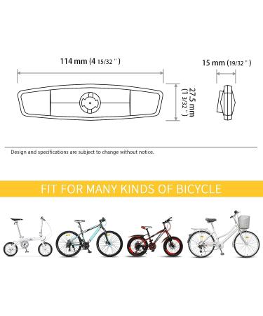 MFC PRO Bicycle Wheel Reflector Amber - Set of 2 Reflectors - Buy Online on GoSupps.com