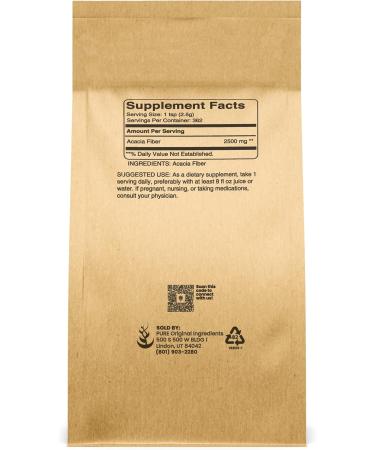 2lb Acacia Senegal Soluble Prebiotic: Pure Original Ingredients for Baking, Vegan-Friendly - Buy Online on GoSupps.com