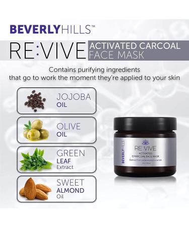 Revive Charcoal Face Mask Blackhead Remover and Acne Treatment that Detoxes Skin - Buy Online on GoSupps.com
