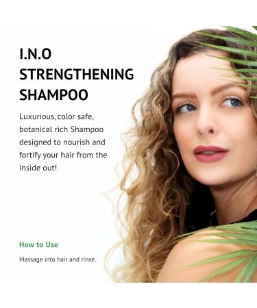 Buy Earthly Body Inside Out Haircare Strengthening Shampoo | 8 fl oz | Color Safe Vegan & Cruelty Free | All Hair Types Moisturizing Shampoo - Buy Online on GoSupps.com