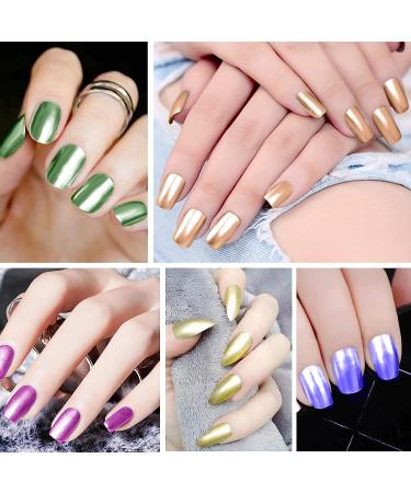 Ownest 12 Colors Mirror Nail Polish Set - Long Lasting Glossy Manicure Kit - Buy Online on GoSupps.com