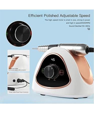 68 W Nail Cutter Professional Nail Cutter For Gel Nails 45000 Rpm 16 In 1 Manicure Pedicure Set With Pedal Cutter For Gel Nails Cuticle Acrylic Gel Black YUYANAIAI - Buy Online on GoSupps.com