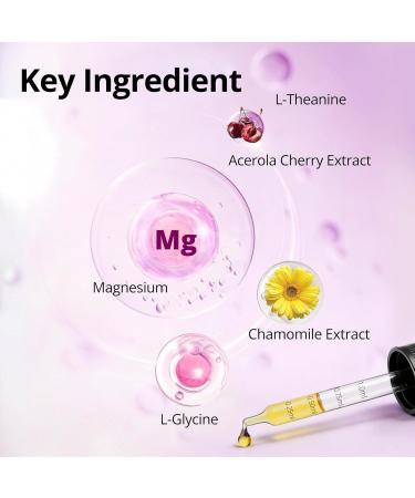 Magnesium Glycinate Liquid with L-Theanine Magnesium Drops 1000mg High Absorption Supports Sleep Stress Relief & Muscle Relaxation Natural Lemon Flavor 60ml Dietary Supplement - Buy Online on GoSupps.com