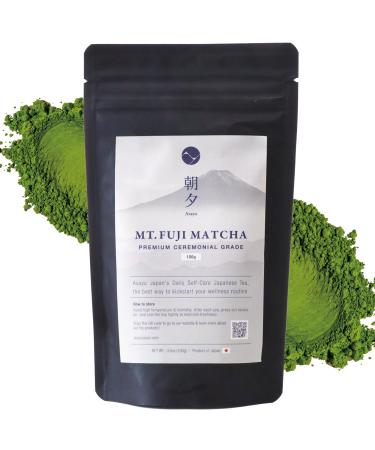 Matcha Premium Japonais Asayu Fuji Poudre de Th Vert Grade C r monial 100g | Riche en Antioxydants Boisson Japonaise Traditionnelle