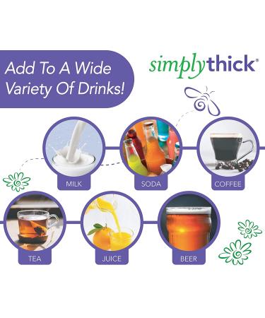 SimplyThick EasyMix 4g Packets (300 Count) - Dysphagia Gel Thickener for Swallowing Disorders - Creates IDDSI Level 1 Consistency - Buy Online on GoSupps.com