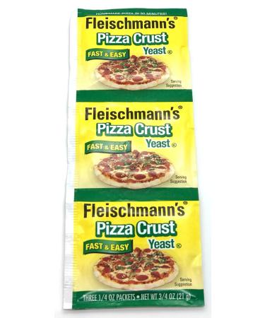 Fleischmann's Yeast Pizza 0.25oz Pouches - 3 Count (Pack of 5) - Buy Online on GoSupps.com