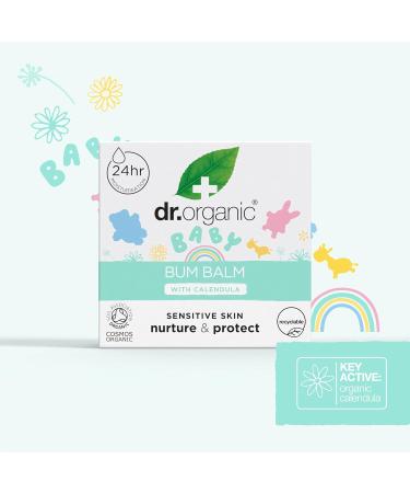 DR Organic Baby Po-Balm with Calendula - Natural Vegan Diaper Rash Cream for Sensitive Skin - 50ml Paraben & SLS-Free Dermatologically Tested - Buy Online on GoSupps.com