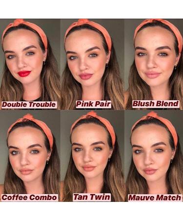 Sculpted by Aimee Lip Duo 2-in-1 (Tan Twin) - Travel-Friendly Lipstick & Liner for Perfectly Sculpted Lips - Buy Online on GoSupps.com