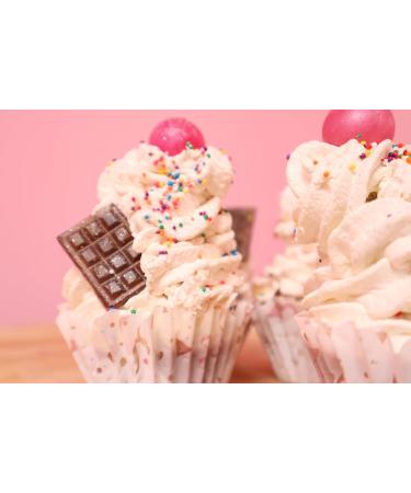 Buy Birthday Cupcake Soap - Scented Hands & Body Soap | Light Brown Chocolate Brown - International Shipping - Buy Online on GoSupps.com