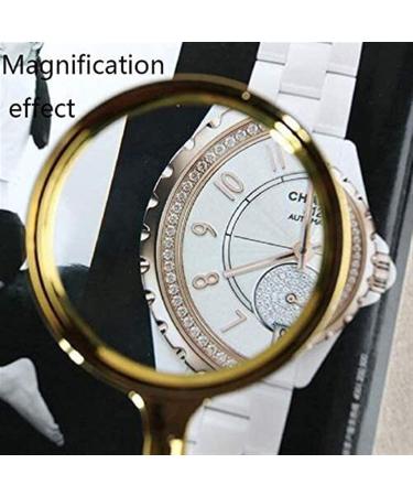 Lightweight Magnifying Glass 80Mm Retro Full Metal Brass-Plated Handheld Magnifying Glass for Old People to Read and Identify Antiques Lofty Ambition - Buy Online on GoSupps.com