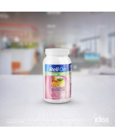 ReliOn Fruit Punch Glucose Tabs (1 Pack 50ct) - Diabetes Management - Buy Online on GoSupps.com