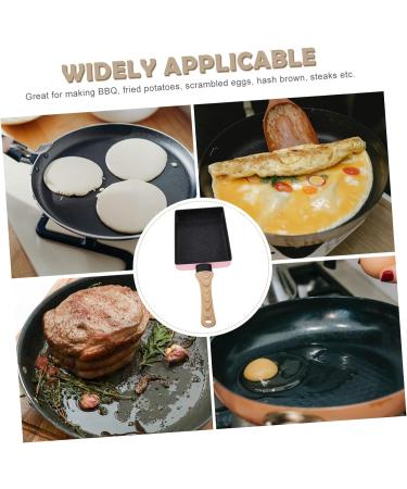 Ciieeo 1pc Pot Cast Iron Pancake Griddle Egg Skillet Kitchen Cookware Non Stick Frying Pan Mini Cooker Frying Egg Pan Fried Egg Pan Pans Medical Stone Aluminum Alloy Pancake Pan - Buy Online on GoSupps.com
