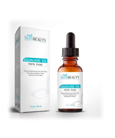 1 oz / (30 ml) Olive Squalane Oil Natural Moisturizer for Dull Skin Anti-Aging Mature Wrinkled Skin Dry Skin (Olive Squalene)