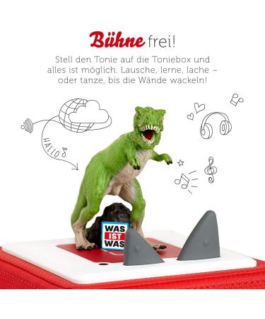 Tonie's What is What - Dinosaurs & Extinct Animals for Toniebox | Educational Audio Adventure for Kids 6+ | 70 Minutes of Fun - Buy Online on GoSupps.com